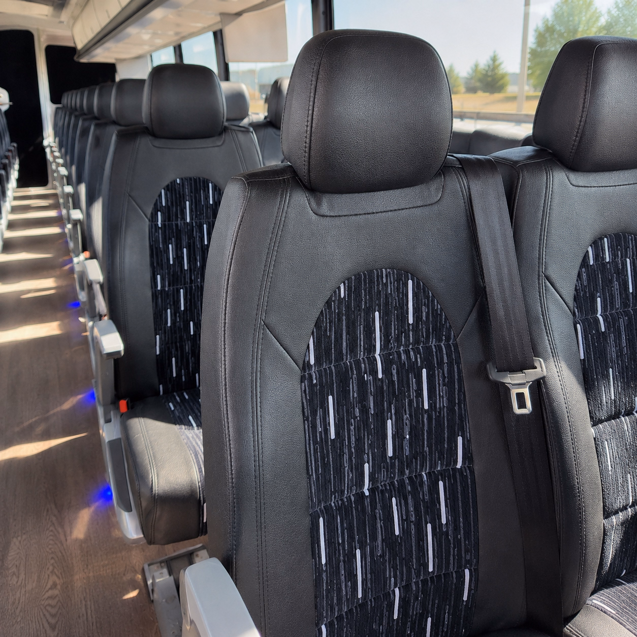 lynchburg charter bus services interior
