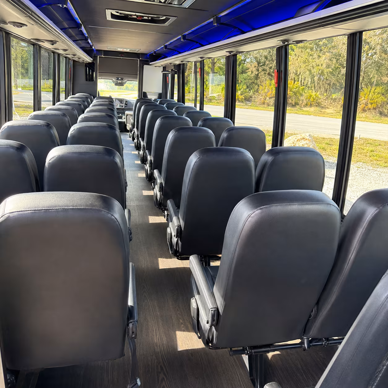lynchburg long distance transportation onboard seating